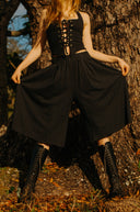 Hemp Cropped Wide Pants