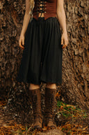 Hemp Cropped Wide Pants