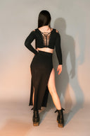 Hemp Split Skirt