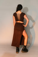 Hemp Split Skirt
