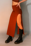 Hemp Split Skirt