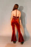 Velvet Halter Top