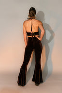 Velvet Halter Top
