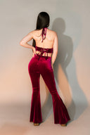 Velvet Halter Top