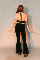 Velvet Halter Top