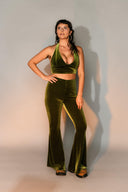 Velvet Halter Top